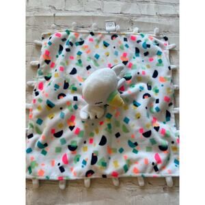 Oh Joy baby lovey duck colorful shapes striped security blanket